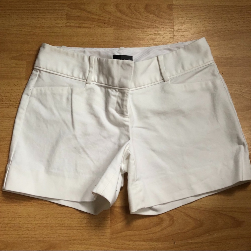 Cute white shorts from The Limited!